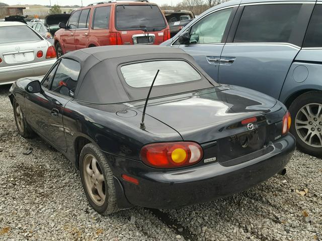 JM1NB3539Y0144145 - 2000 MAZDA MX-5 MIATA BLACK photo 3