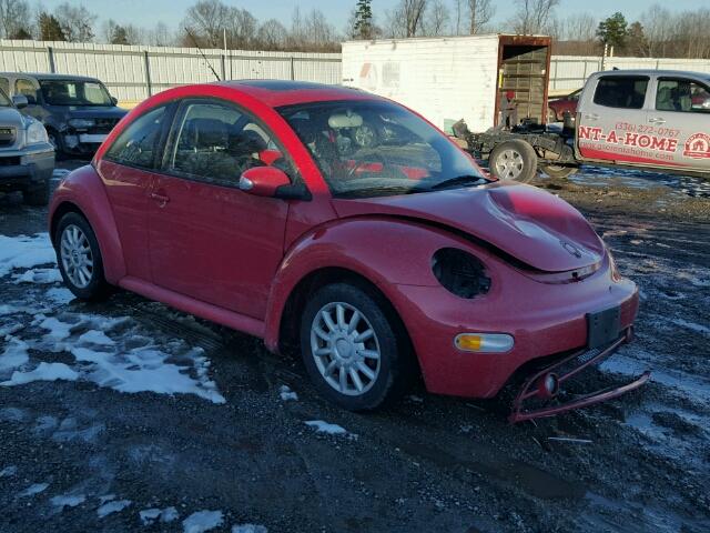 3VWCR31C34M420963 - 2004 VOLKSWAGEN NEW BEETLE RED photo 1