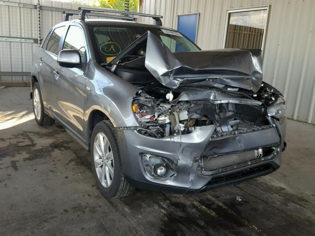 4A4AP4AU7EE025683 - 2014 MITSUBISHI OUTLANDER GRAY photo 1