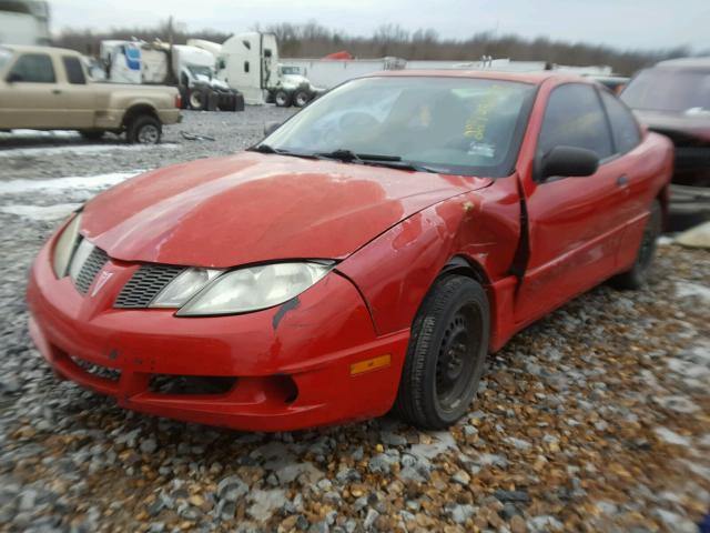 1G2JB12FX37267085 - 2003 PONTIAC SUNFIRE RED photo 2