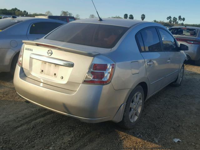 3N1AB6AP1BL725242 - 2011 NISSAN SENTRA 2.0 SILVER photo 4