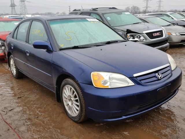 2HGES26713H524422 - 2003 HONDA CIVIC EX BLUE photo 1