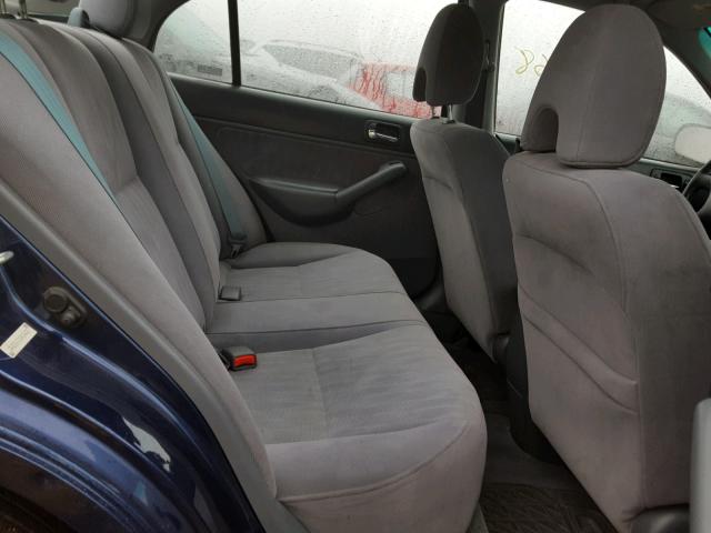 2HGES26713H524422 - 2003 HONDA CIVIC EX ლურჯი ფოტო 6