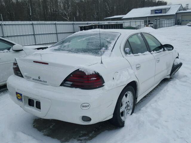 1G2NF52E84M510271 - 2004 PONTIAC GRAND AM S WHITE photo 4