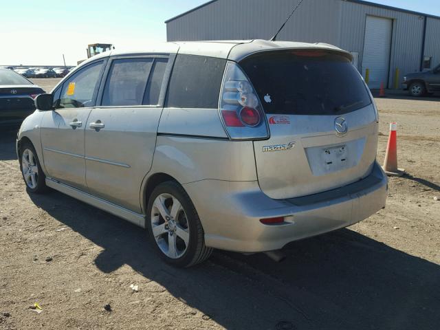 JM1CR293160113993 - 2006 MAZDA 5 BEIGE photo 3