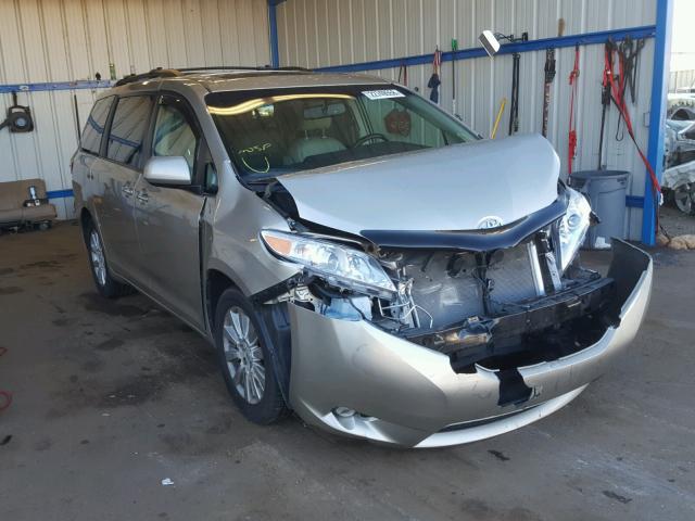 5TDDK3DCXFS110352 - 2015 TOYOTA SIENNA XLE BEIGE photo 1