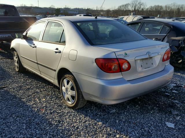 1NXBR32E27Z792126 - 2007 TOYOTA COROLLA CE SILVER photo 3