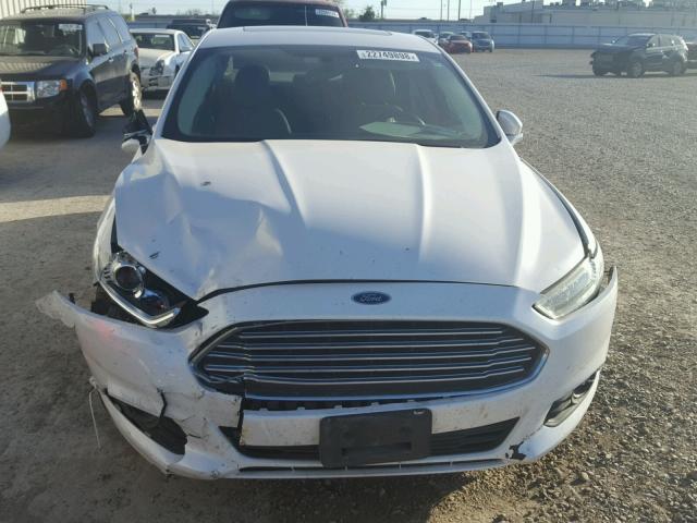 3FA6P0H91ER207485 - 2014 FORD FUSION SE WHITE photo 7