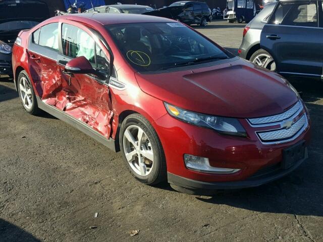 1G1RH6E49EU166721 - 2014 CHEVROLET VOLT RED photo 1