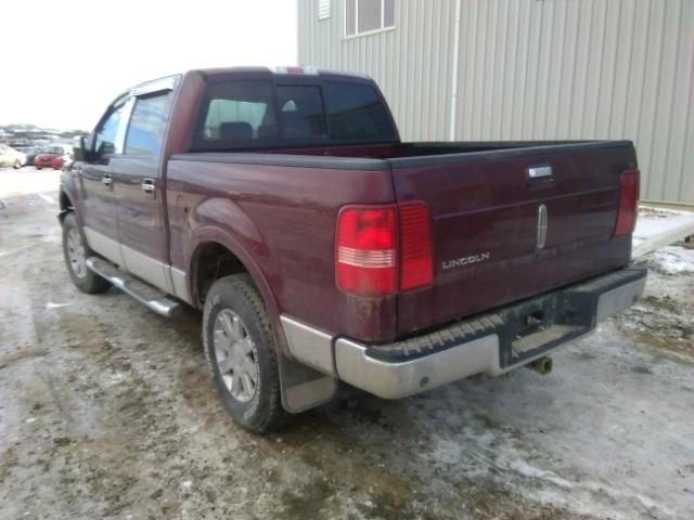 5LTPW18506FJ16434 - 2006 LINCOLN MARK LT BURGUNDY photo 3