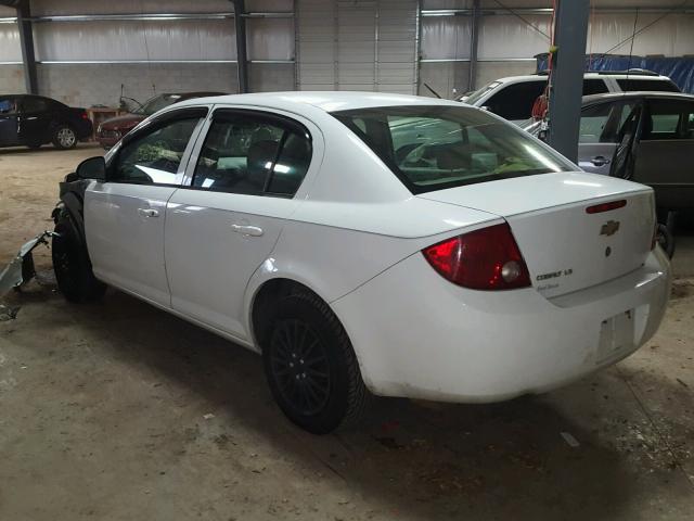 1G1AK55F077182530 - 2007 CHEVROLET COBALT LS WHITE photo 3