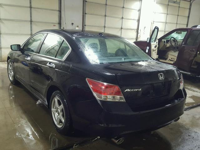 1HGCP368X9A049531 - 2009 HONDA ACCORD EXL BLACK photo 3