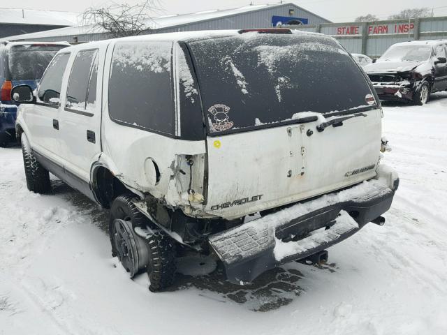 1GNDT13W6S2133620 - 1995 CHEVROLET BLAZER WHITE photo 3