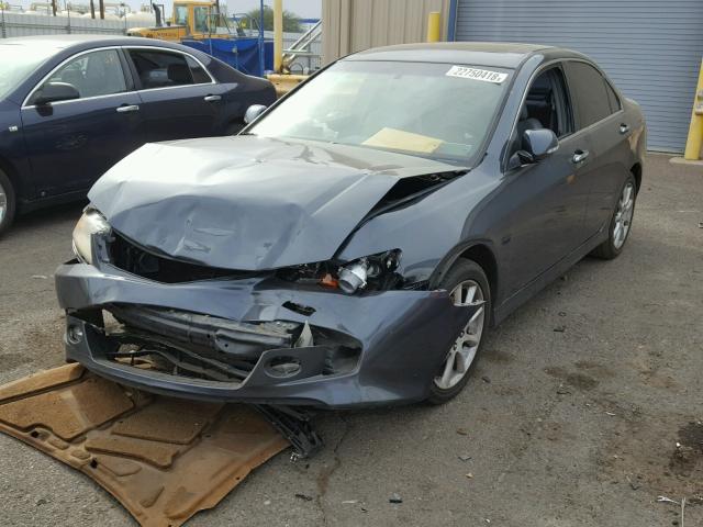 JH4CL968X7C010077 - 2007 ACURA TSX GRAY photo 2