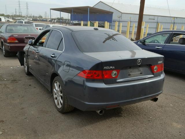 JH4CL968X7C010077 - 2007 ACURA TSX GRAY photo 3