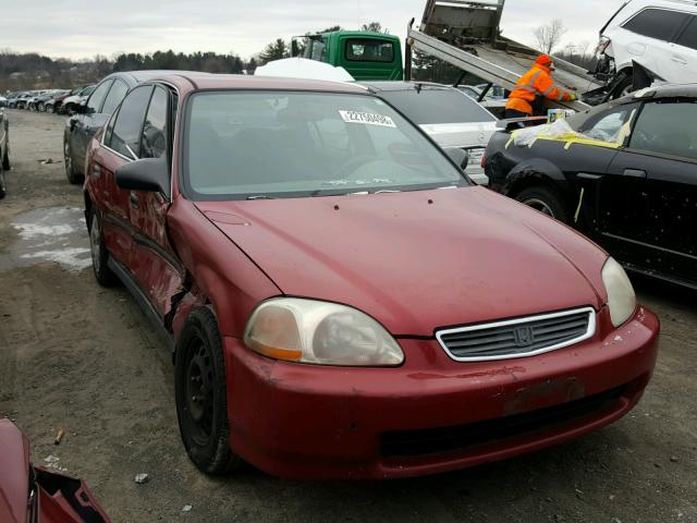 1HGEJ6673WL005891 - 1998 HONDA CIVIC LX BURGUNDY photo 1