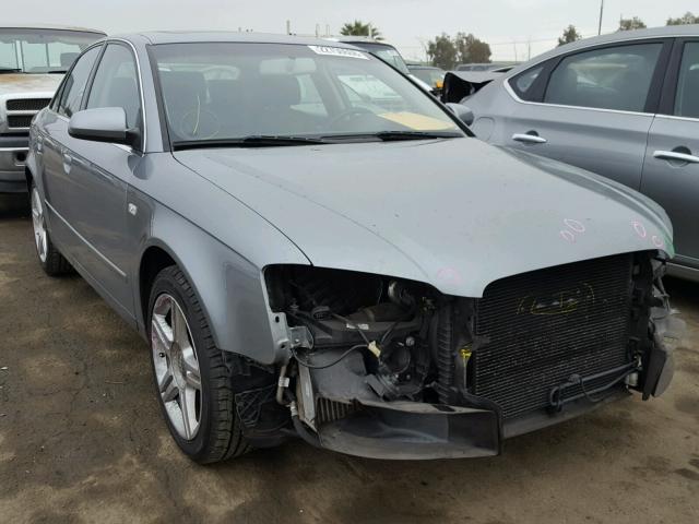 WAUDF78E47A185826 - 2007 AUDI A4 2.0T QU GRAY photo 1