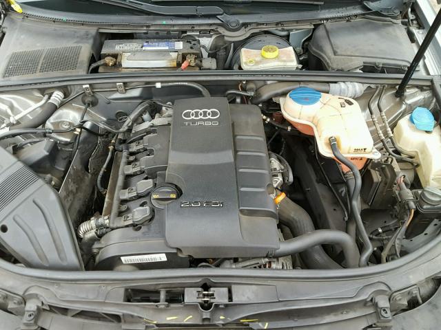 WAUDF78E47A185826 - 2007 AUDI A4 2.0T QU GRAY photo 7