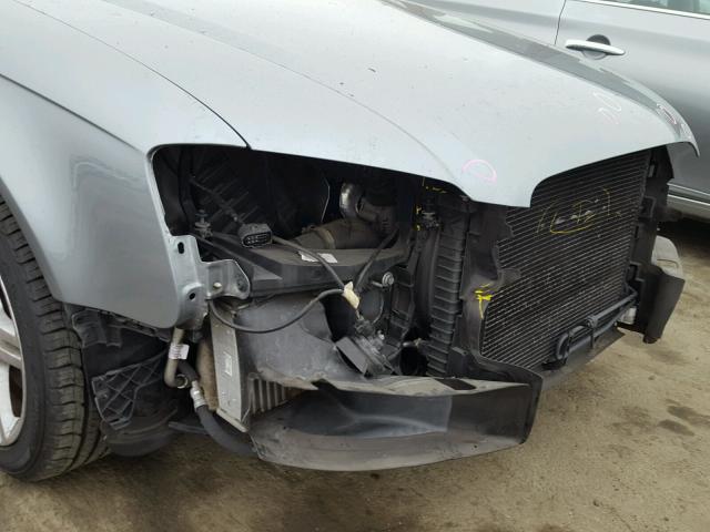 WAUDF78E47A185826 - 2007 AUDI A4 2.0T QU GRAY photo 9