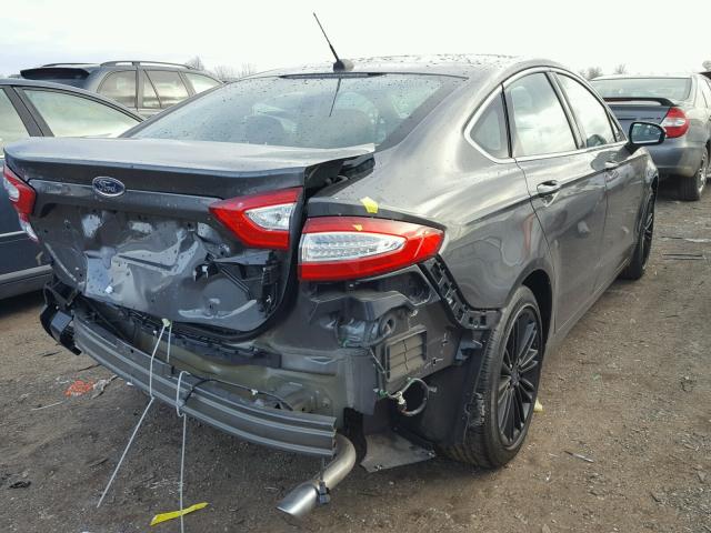 3FA6P0HD2GR250076 - 2016 FORD FUSION SE GRAY photo 4