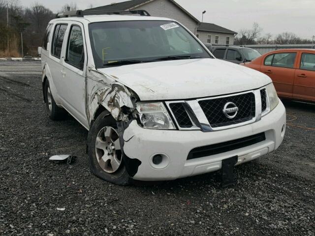 5N1AR18B78C640475 - 2008 NISSAN PATHFINDER WHITE photo 1