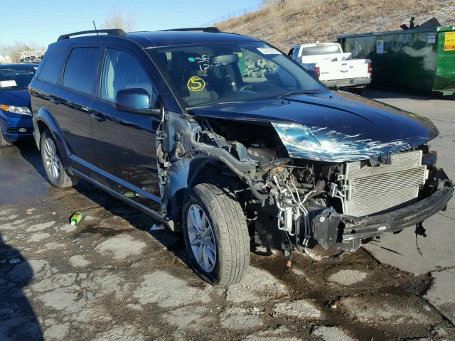 3C4PDCBG9ET102373 - 2014 DODGE JOURNEY SX BLUE photo 1