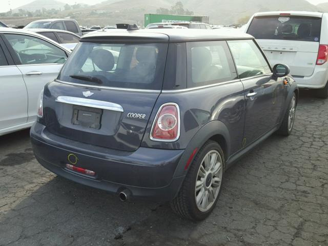 WMWSU3C50CT258900 - 2012 MINI COOPER GRAY photo 4