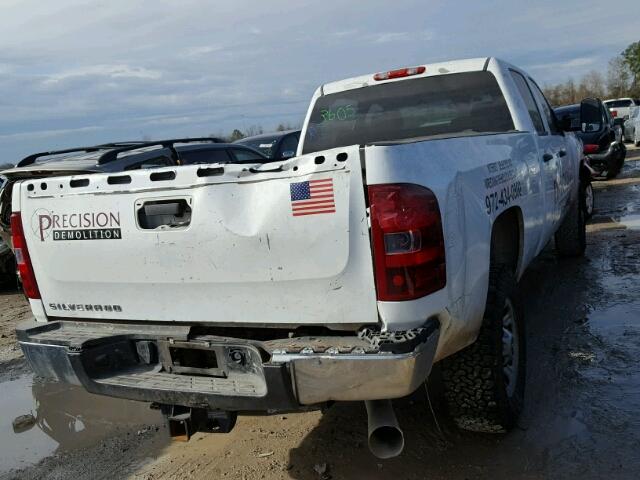 1GC4CZC89DF116217 - 2013 CHEVROLET SILVERADO WHITE photo 4