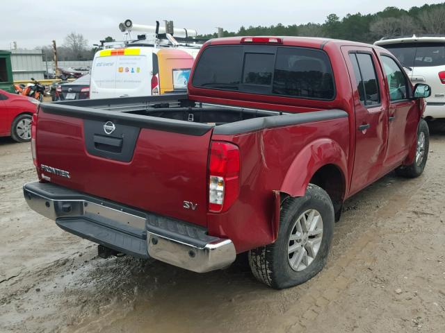1N6AD0ER9GN763774 - 2016 NISSAN FRONTIER S RED photo 4