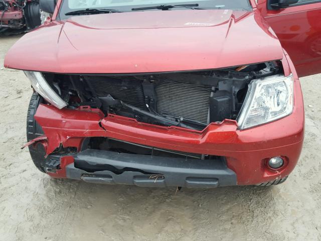 1N6AD0ER9GN763774 - 2016 NISSAN FRONTIER S RED photo 7