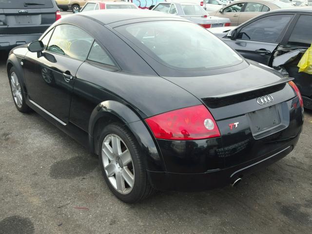 TRUSC28N431022213 - 2003 AUDI TT BLACK photo 3