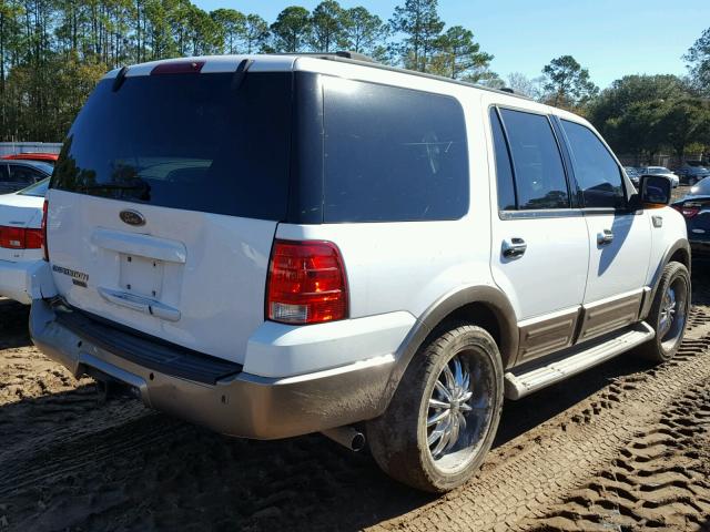 1FMRU17W64LA26372 - 2004 FORD EXPEDITION WHITE photo 4