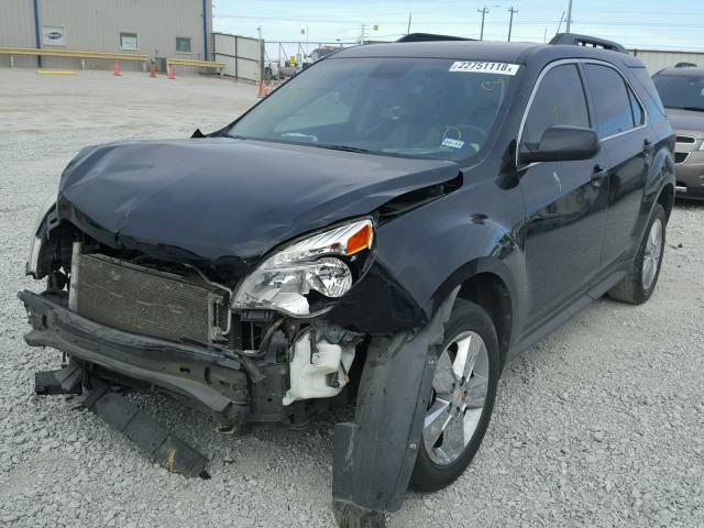 2GNFLDE52C6316404 - 2012 CHEVROLET EQUINOX LT BLACK photo 2