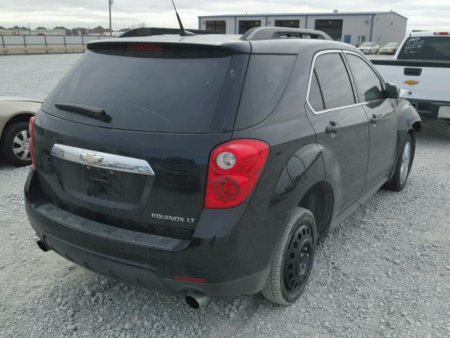 2GNFLDE52C6316404 - 2012 CHEVROLET EQUINOX LT BLACK photo 4