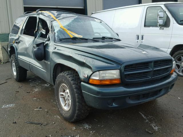 1B4HS28Y1WF157686 - 1998 DODGE DURANGO GREEN photo 1