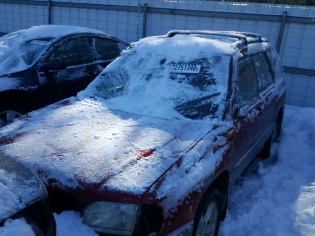 JF1SF65542G738527 - 2002 SUBARU FORESTER S RED photo 2