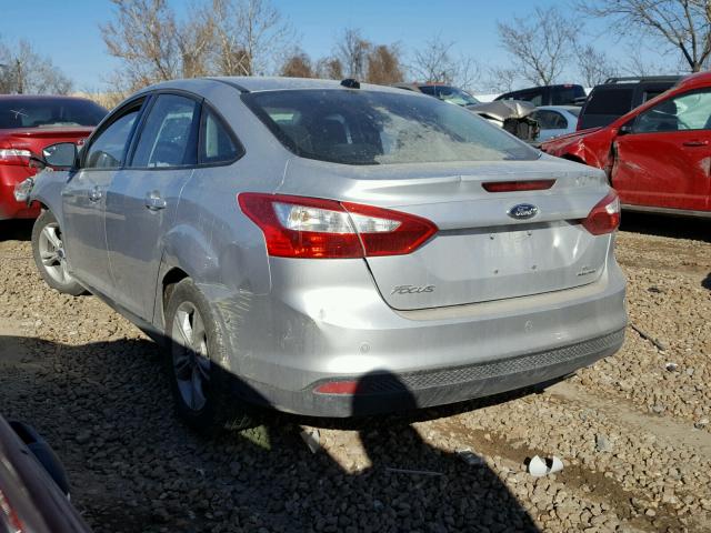 1FADP3F29EL438793 - 2014 FORD FOCUS SE SILVER photo 3