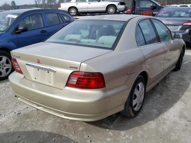 4A3AA46G91E156715 - 2001 MITSUBISHI GALANT ES GOLD photo 4