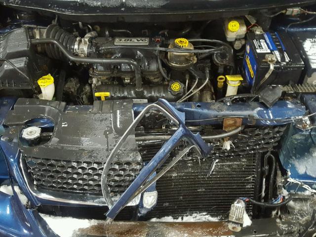 2B8GP54L92R642975 - 2002 DODGE GRAND CARA BLUE photo 7