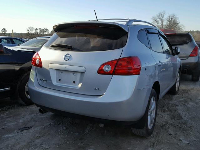 JN8AS58T49W048125 - 2009 NISSAN ROGUE S SILVER photo 4