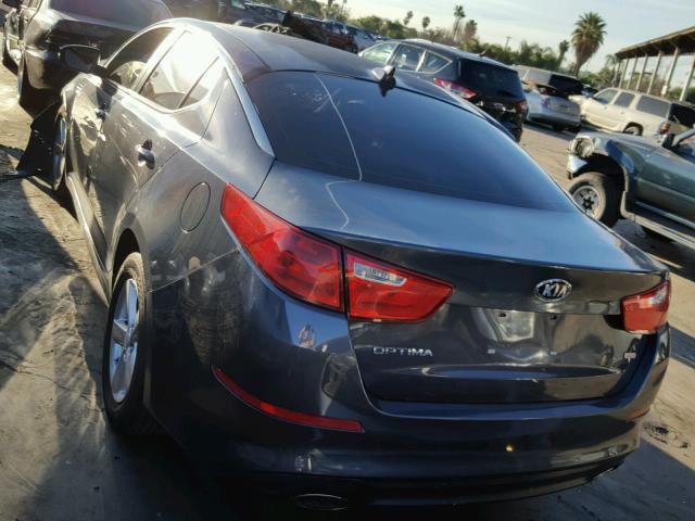 5XXGM4A71FG483253 - 2015 KIA OPTIMA LX GRAY photo 3