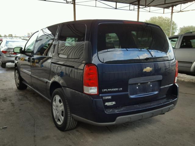 1GNDV23W17D191386 - 2007 CHEVROLET UPLANDER L BLUE photo 3