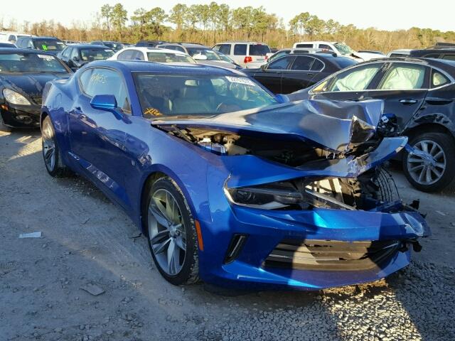 1G1FD1RS7G0176037 - 2016 CHEVROLET CAMARO LT BLUE photo 1