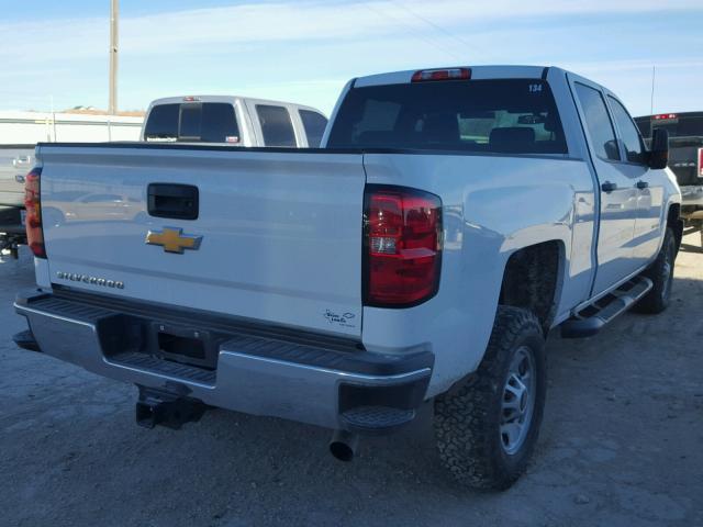 1GC1CUEG3HF112583 - 2017 CHEVROLET SILVERADO WHITE photo 4