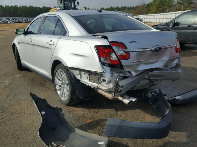 1FAHP2FW0CG101742 - 2012 FORD TAURUS LIM SILVER photo 3