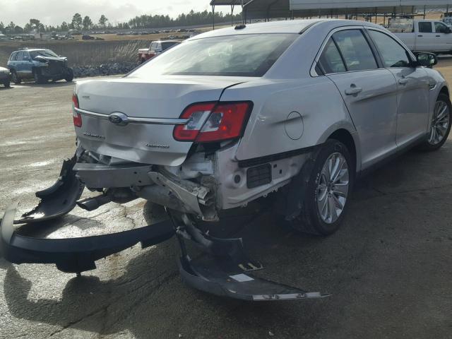 1FAHP2FW0CG101742 - 2012 FORD TAURUS LIM SILVER photo 4