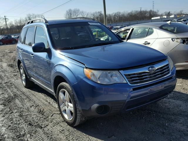 JF2SH63699H713774 - 2009 SUBARU FORESTER 2 BLUE photo 1