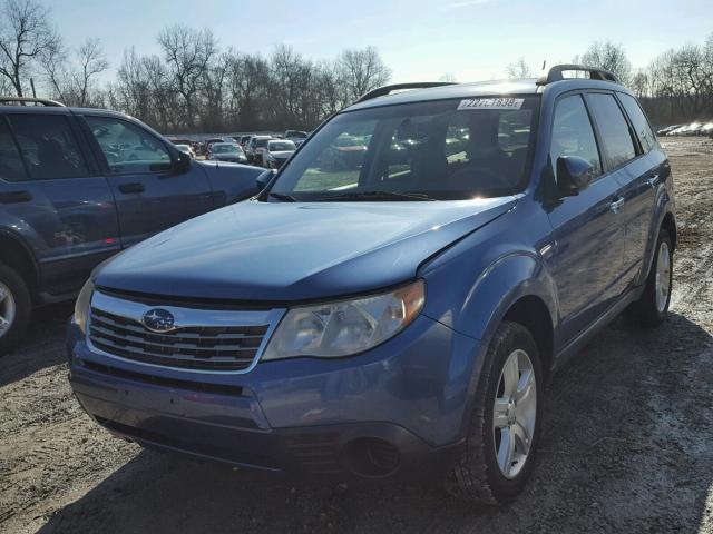 JF2SH63699H713774 - 2009 SUBARU FORESTER 2 BLUE photo 2