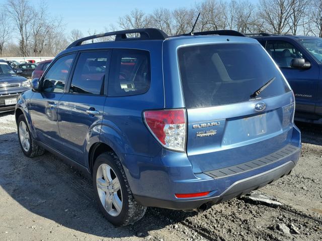 JF2SH63699H713774 - 2009 SUBARU FORESTER 2 BLUE photo 3