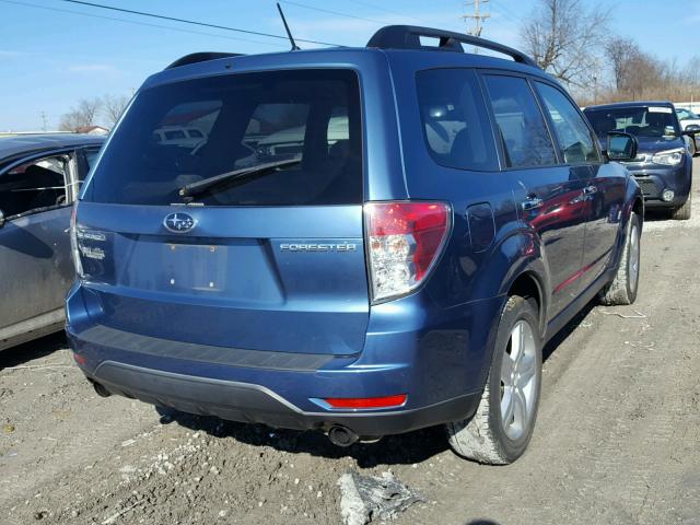 JF2SH63699H713774 - 2009 SUBARU FORESTER 2 BLUE photo 4